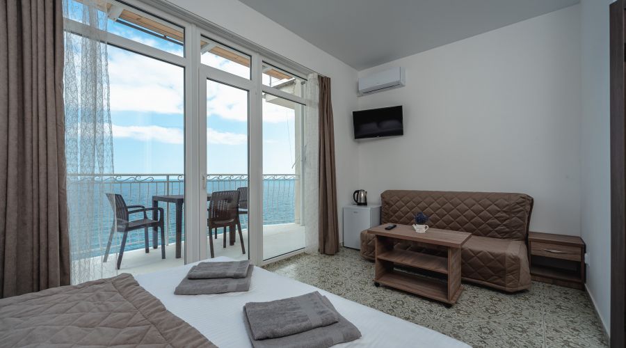 Апартаменты 2-местный 1-комнатный с видом на море